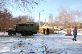 До пунктів обігріву в області звернулося близько 3000 осіб