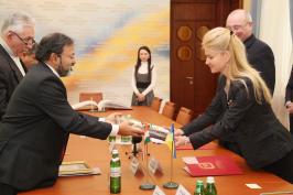 Встреча Юлии Светличной с Чрезвычайным и Полномочным Послом Республики Индия в Украине