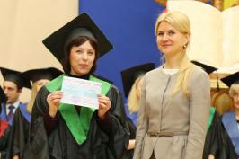 Юлия Светличная приняла участие в торжественной церемонии вручения дипломов магистров государственного управления выпускникам ХарРИ НАГУ