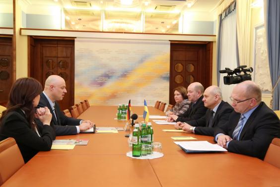 Марк Беккер провел встречу с Делегатом немецкой экономики в Украине Александром Маркусом