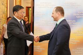 Зустріч голови ХОДА Ігоря Райніна з китайською делегацією