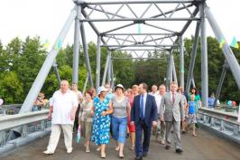 У Васищевому відкрили міст через річку Уди, який з'єднує Харківський і Зміївський райони