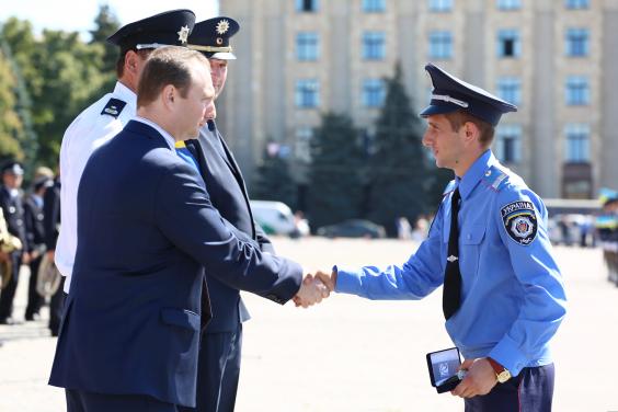 4 серпня голова ХОДА прийняв парад Національної поліції в Харкові