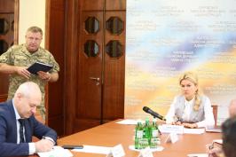 Юлія Світлична провела нараду з головами РДА щодо організації тероборони в районах Харківської області