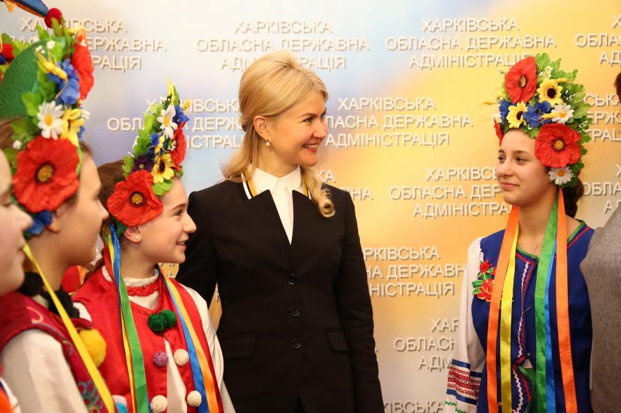 Юлія Світлична зустрілася з вихованцями дитячого театру