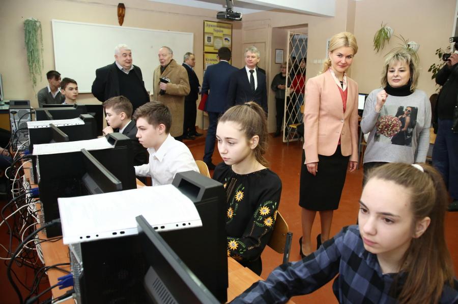 Відкриття нового комп’ютерного класу в Харківській спеціалізованій школі І-ІІІ ступенів № 62
