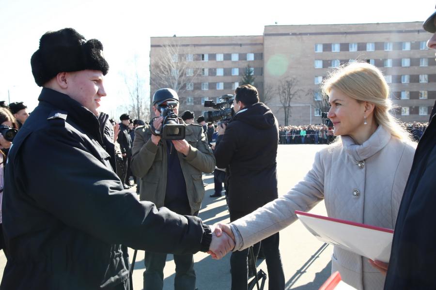 Юлія Світлична привітала випускників ХНУВС з посвяченням у захисники правопорядку