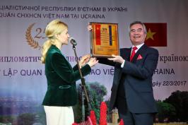 Голова ХОДА взяла участь у святкуванні 25-річчя встановлення дипломатичних відносин між Україною та В'єтнамом