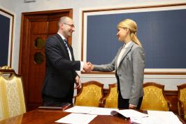 Зустріч Юлії Світличної з Послом Македонії в Україні Столі Змейкоскі