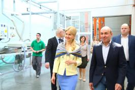 6 июня глава ХОГА с рабочей поездкой посетила ПАО «Харьковский плиточный завод»