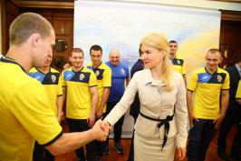 Юлия Светличная встретилась с представителями национальной сборной по боксу