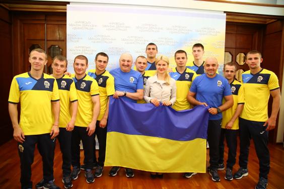 Юлія Світлична зустрілася з українськими боксерами - учасниками чемпіонату Європи-2017