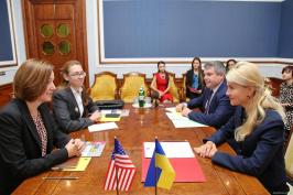 Юлія Світлична провела зустріч із делегацією посольства США