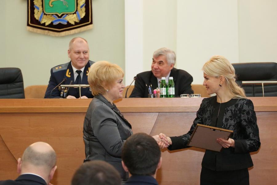 Голова ХОДА привітала працівників прокуратури Харківщини з професійним святом
