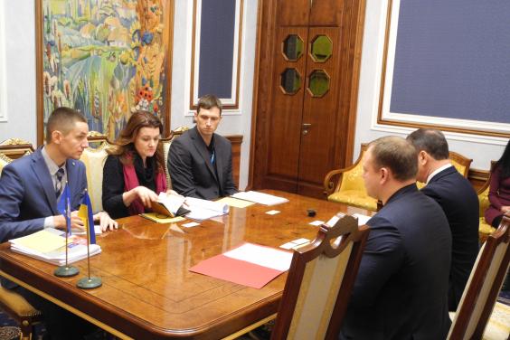 Михаил Черняк встретился с главой Мониторинговой миссии ООН по правам человека в Украине