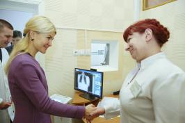В Дергачевской ЦРБ завершили капремонт поликлинического отделения и обновили оборудование