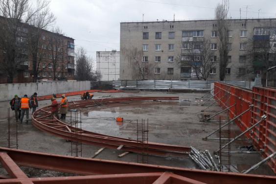 Фундамент Красноградського ФОКу готовий до монтажу арки