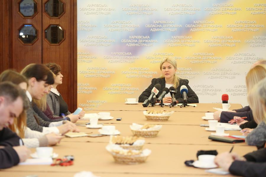 Председатель ХОГА Юлия Светличная встретилась с представителями СМИ
