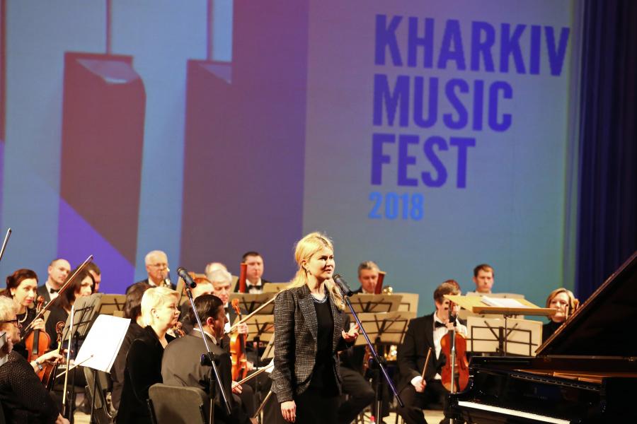 Юлія Світлична привітала учасників Kharkiv music fest Юлія Світлична привітала учасників Kharkiv music fest