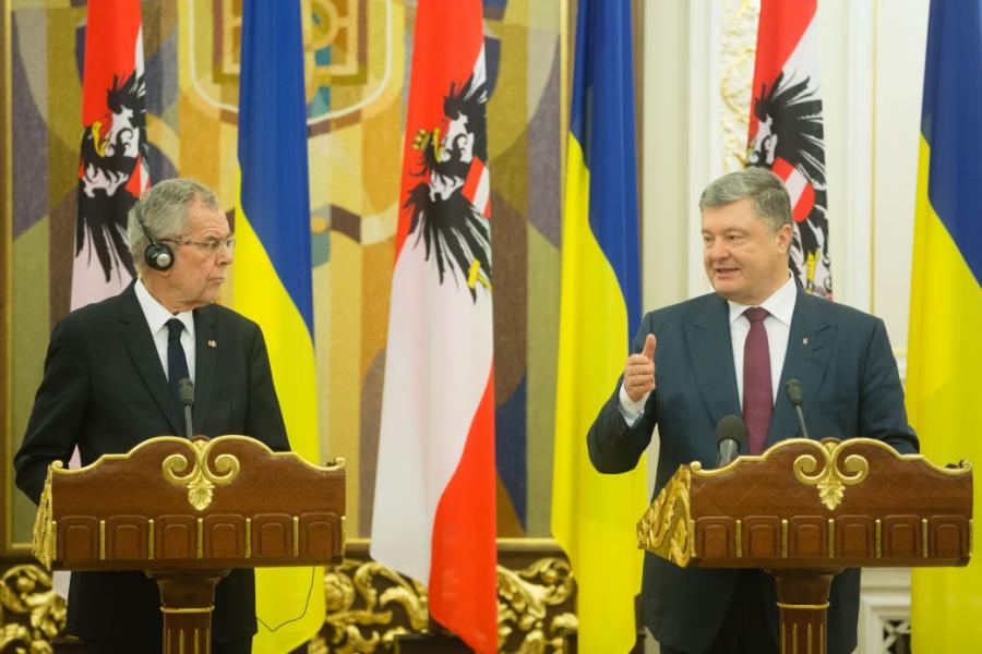 Австрійський бізнес почуває себе в Україні комфортно – зустріч Президентів України та Австрії