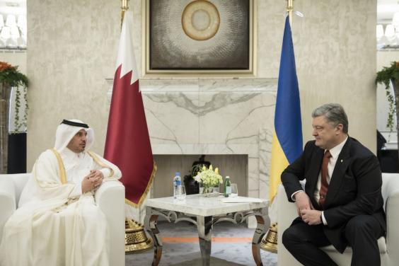 Президент України провів зустріч з Прем’єр-міністром, Міністром внутрішніх справ Катару
