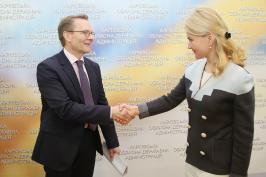 Юлія Світлична провела зустріч з генеральним директором Nestlé в Україні і Молдові