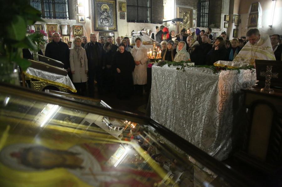 Юлія Світлична взяла участь у Великодньому богослужінні