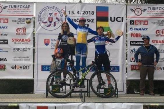 Ірина Попова перемогла у велоперегонах у Словаччині