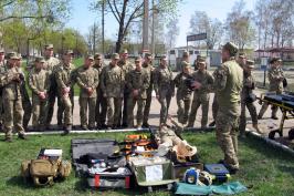 У Харкові для майбутніх військових медиків провели навчальні збори
