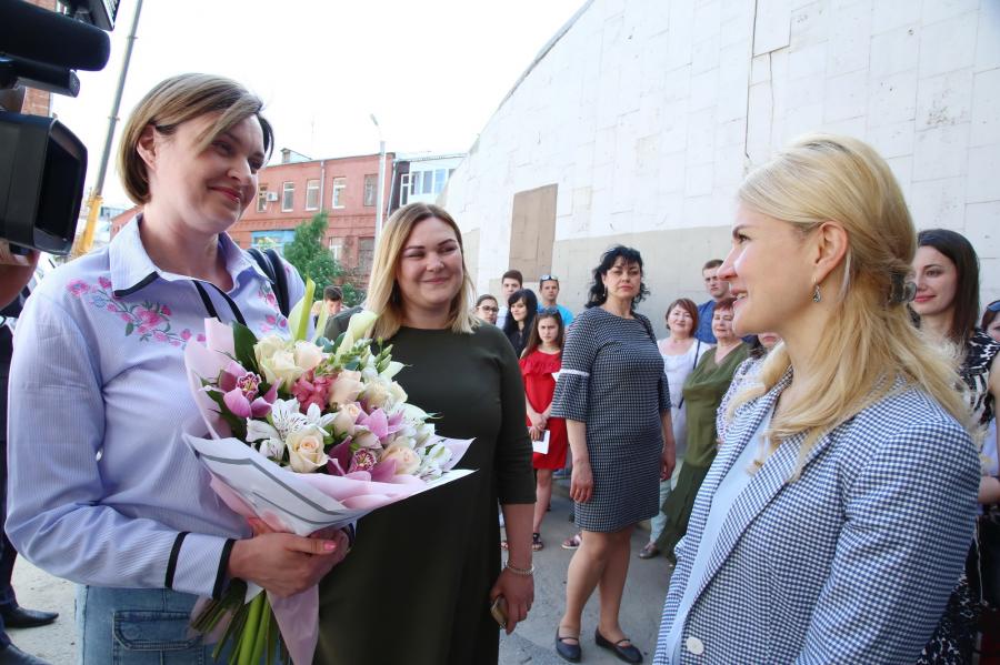 Юлія Світлична поспілкувалася з творчою групою вистави «Листи незнайомому другу з Нью-Йорка»