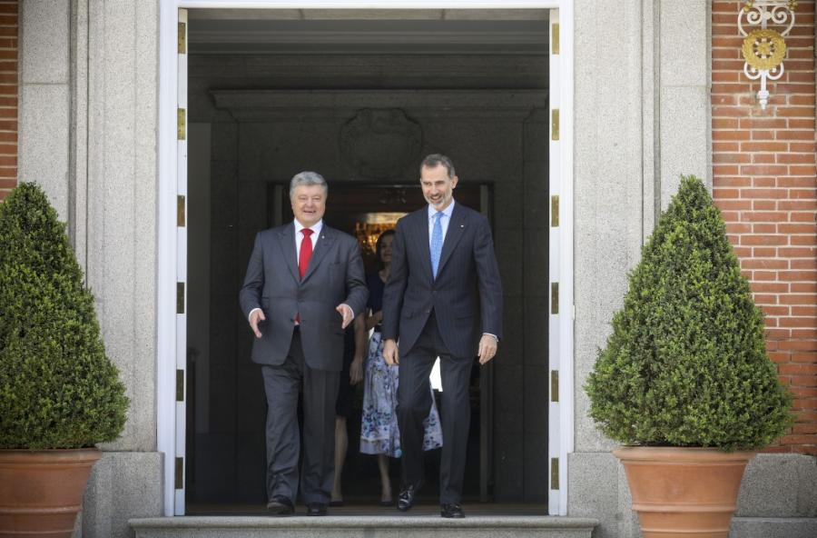 Президент України провів зустріч із Королем Іспанії