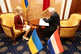 Глава ХОГА провела встречу с послом Королевства Нидерландов в Украине