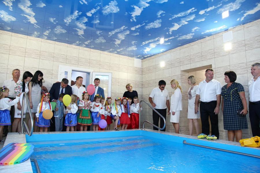 У Глушківському дитсадку відновили басейн та відремонтували актову залу