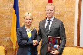 Встреча главы ХОГА с главой Офиса Совета Европы в Украине Мортеном Энбергом