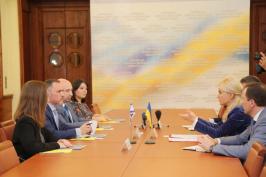 Юлія Світлична провела зустріч з радником Посольства Держави Ізраїль в Україні