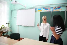 В селе Руновщине руководитель области встретилась с местным населением, педагогами и сотрудниками сельского дома культуры