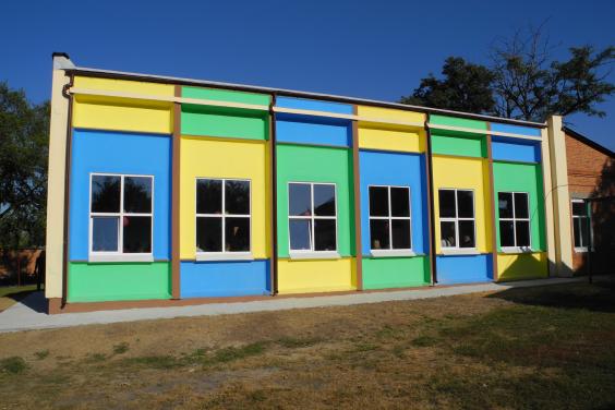 У Добреньскій школі Красноградського району капітально відремонтували спортивний зал