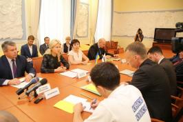 Голова ХОДА провела зустріч з першим заступником голови місії ОБСЄ в Україні
