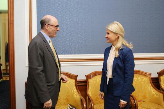 Голова ХОДА провела зустріч з радником Посольства США з економічних питань