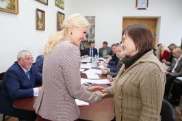 Председатель ХОГА встретилась с коллективом и провела прием граждан в Харьковском университете питания и торговли