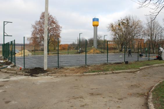 На Дергачівщині незабаром відкриють сучасний спортивний майданчик