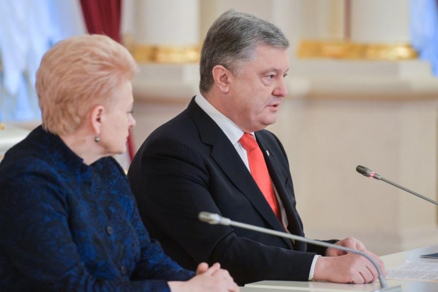 Україна і Литва спільно діятимуть, щоб ціна за агресію для РФ зростала. Зустріч президентів