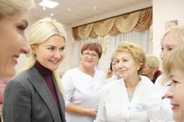 Юлія Світлична зустрілася з колективом Обласної дитячої лікарні №1