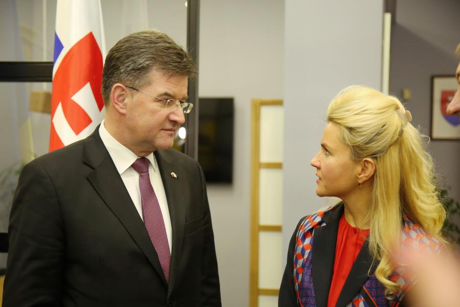 Голова ХОДА зустрілась з Міністром закордонних та європейських справ Словацької Республіки