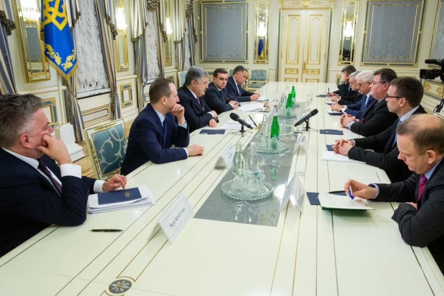 Президент зустрівся з главами зовнішньополітичних відомств Естонії, Литви та Польщі