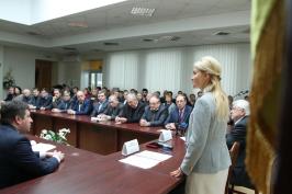 Юлия Светличная встретилась с коллективом и студентами автомобильно-дорожного университета