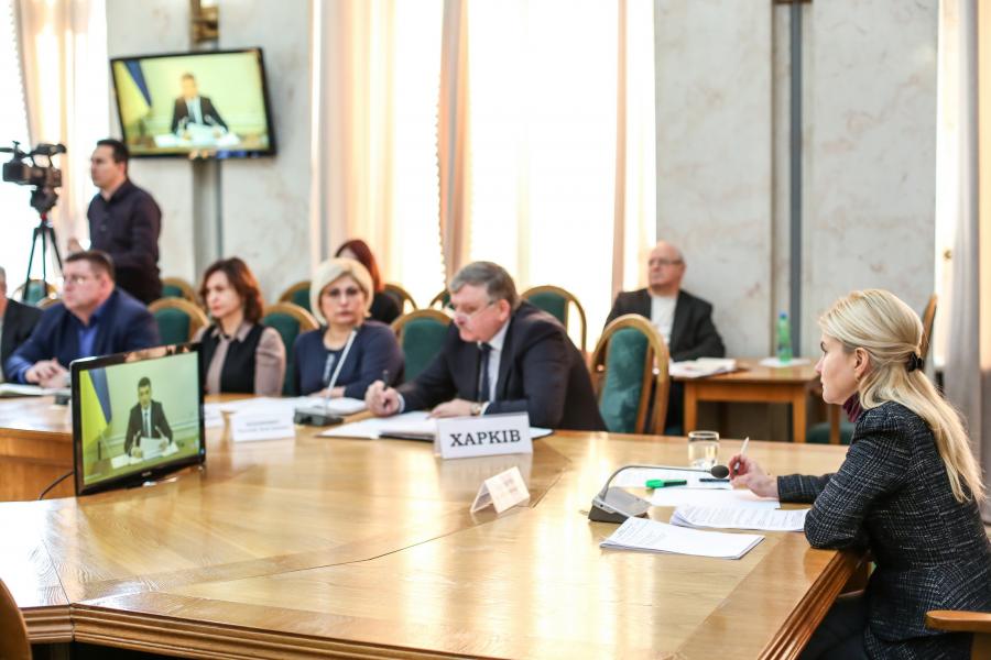 Голова ХОДА взяла участь у селекторній нараді під головуванням Прем’єр-міністра України Володимира Гройсмана