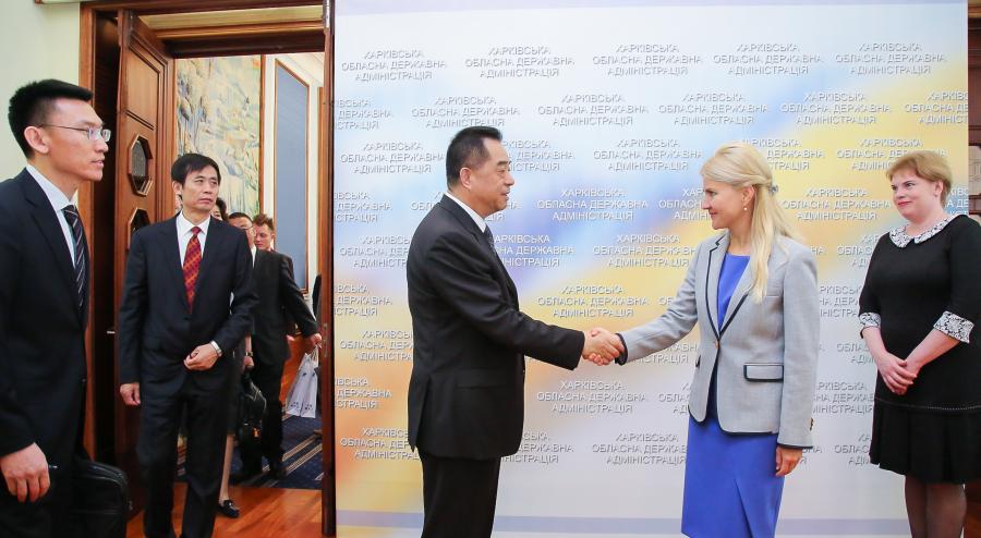 Голова ХОДА зустрілась із заступником голови Народного уряду провінції Хейлунцзян Не Юньліном