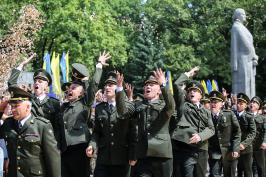 Выпуск офицеров в Национальной академии Национальной гвардии Украины