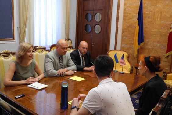 Олександр Скакун зустрівся з представницею Міжнародної місії зі спостереження за виборами НДІ